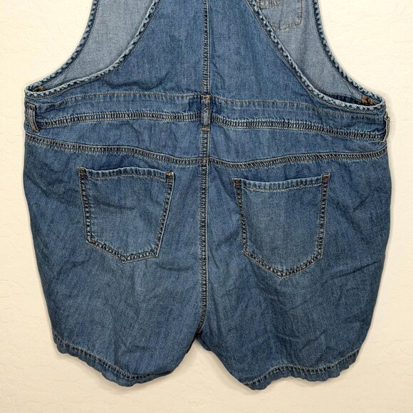 Torrid Lightweight Denim Adjustable Shortalls Size 12 - Picture 9 of 10